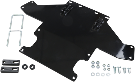 Moose Offroad UTV Plow Mount for Polaris 2819PF – Heavy-Duty Snow Plow Attachments with Universal Push Tube and Winch Compatibility