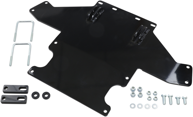 Moose Offroad UTV Plow Mount for Polaris 2819PF – Heavy-Duty Snow Plow Attachments with Universal Push Tube and Winch Compatibility