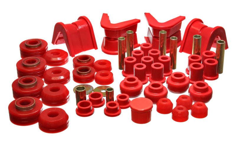 Energy Suspension 73-79 Ford F-150 Pickup 4WD Hyper-Flex Master Bushing Set - Red