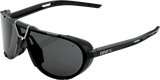 100% Westcraft Matte Black Sunglasses with Smoke Lens - Part 61046-102-01 for Off-Road, Mountain Biking, and Cycling