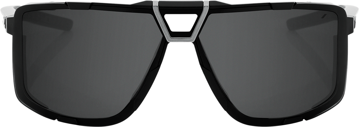 100% Eastcraft Matte Black Sunglasses with Smoke Lens – Universal Fit for Men and Women