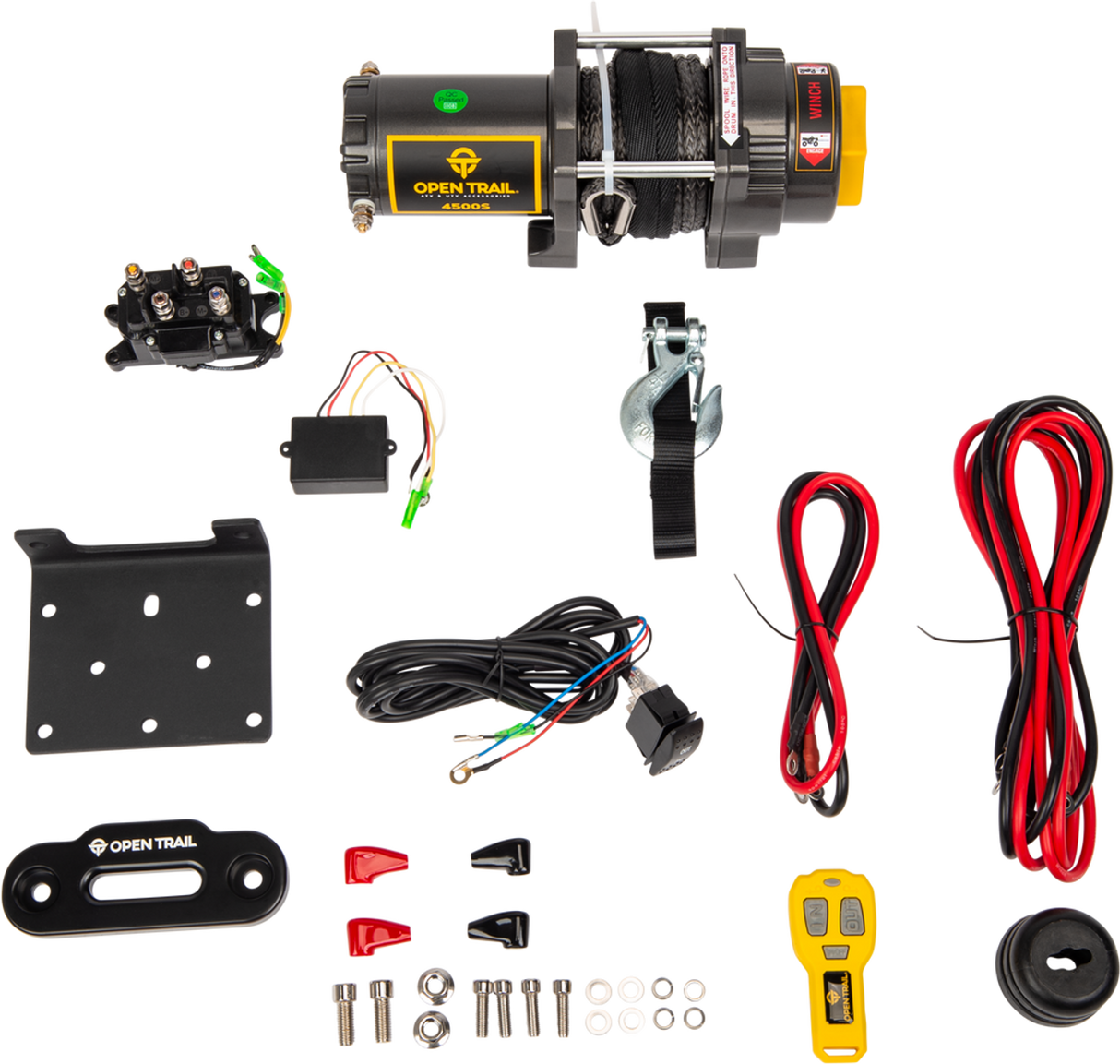Open Trail 4500LB SYNTHETIC ROPE WINCH