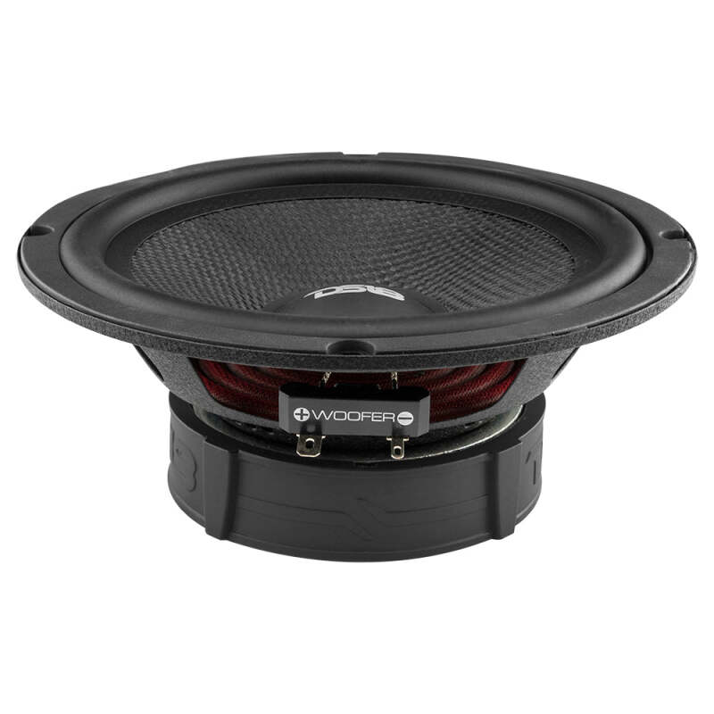 DS18 ZXI-62C 6.5-inch 80W RMS 2-Way Component Speaker for Car Audio with Kevlar Cones