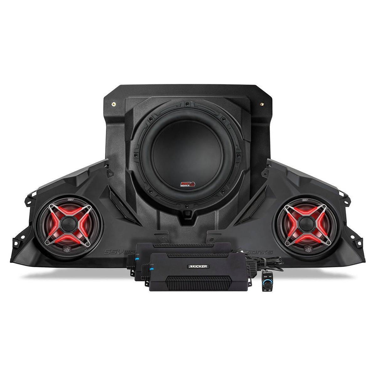 Can Am Maverick R Phase-3 V-Spec 1650watt 3-Speaker System | SSV Works