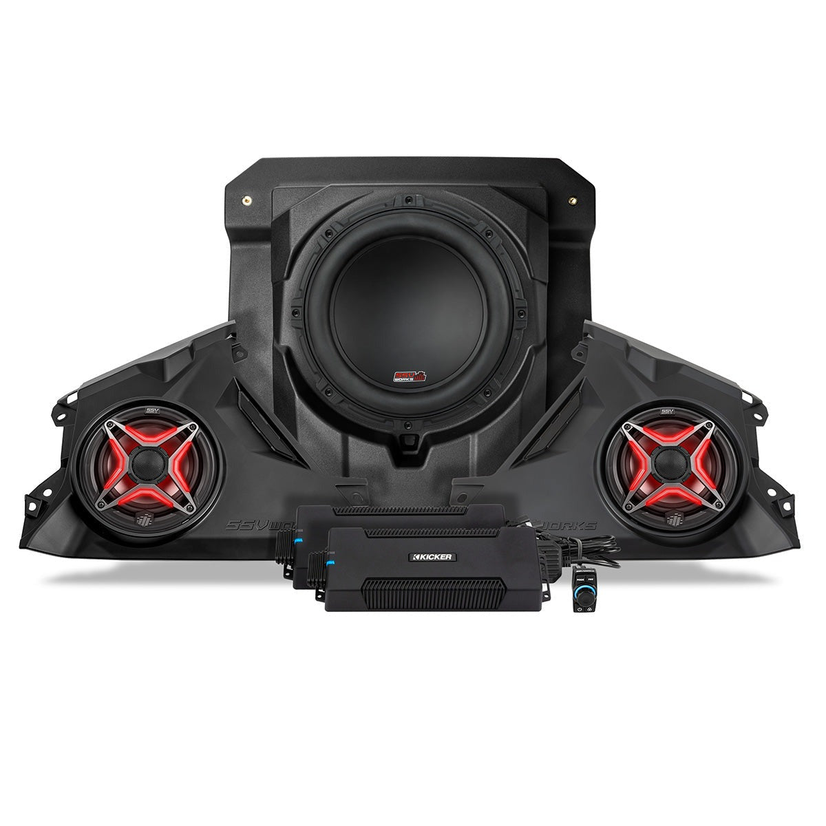 Can Am Maverick R Phase-3 V-Spec 1650watt 3-Speaker System | SSV Works