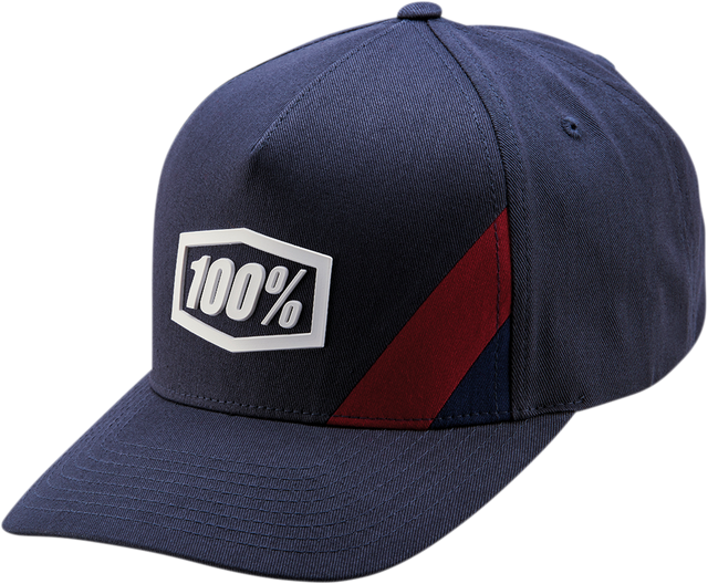 100% Cornerstone Snapback Hat - Steel with Logo on Front | Fits Most Adult Vehicles
