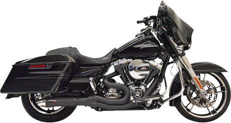 BASSANI XHAUST 2:1 Exhaust - Hotrod - Black 1F67B
