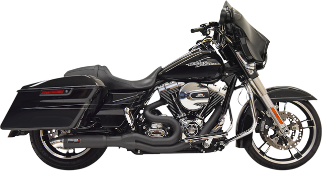 BASSANI XHAUST 2:1 Exhaust - Hotrod - Black 1F67B