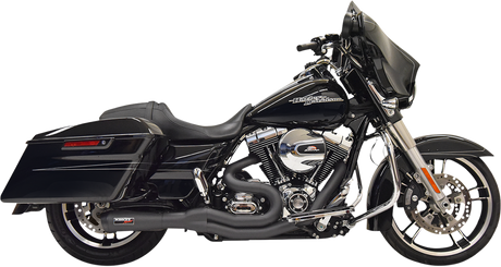 BASSANI XHAUST 2:1 Exhaust - Black 1F61B