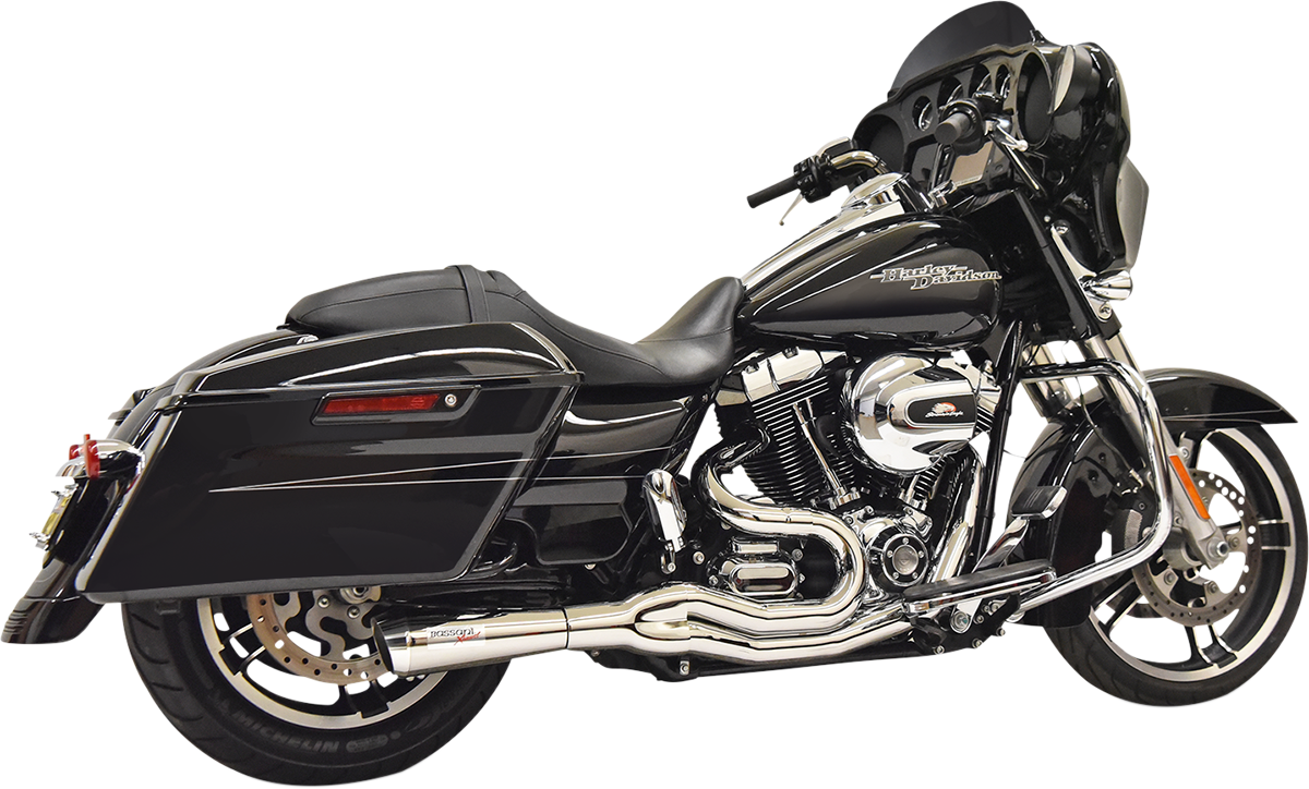 BASSANI XHAUST 2:1 Exhaust - Chrome 1F61C