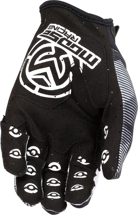 MOOSE OFFROAD Youth MX1™ Gloves - Black/White - XS 3332-1717