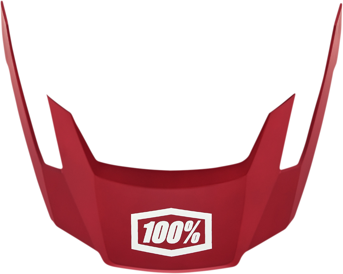 100% Altec Visor - Deep Red for 100% Altec Helmets, XS/S (Part #89025-00003)