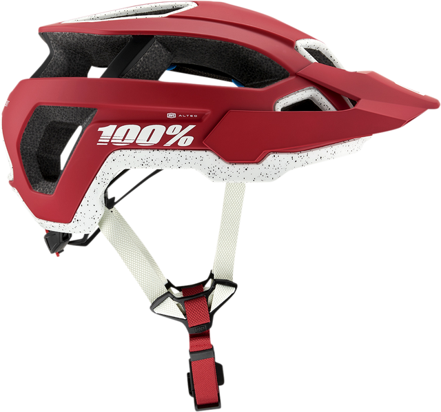 100% Altec Helmet with Fidlock SNAP Magnetic Buckle – Red, Small/Medium, CPSC/CE Approved