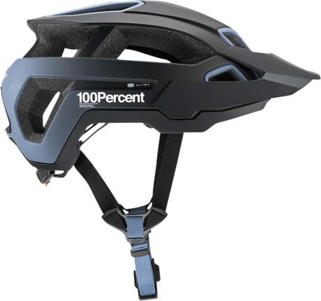 100% Altec Helmet with Fidlock SNAP Magnetic Buckle - Navy, L/XL | CPSC/CE Certified for Motorcycle and BMX Riders