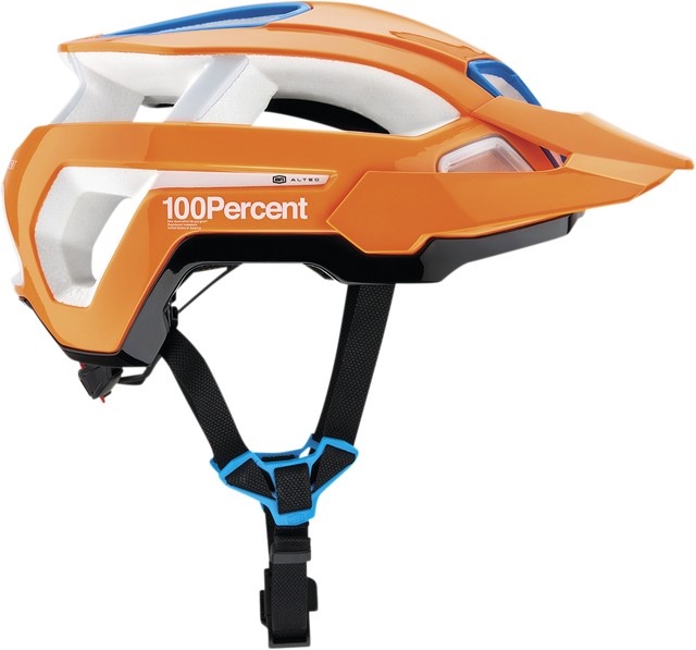 100% Altec Helmet with Fidlock Magnetic Buckle - Orange, Small/Medium Fit for Motorcycle and MTB Safety