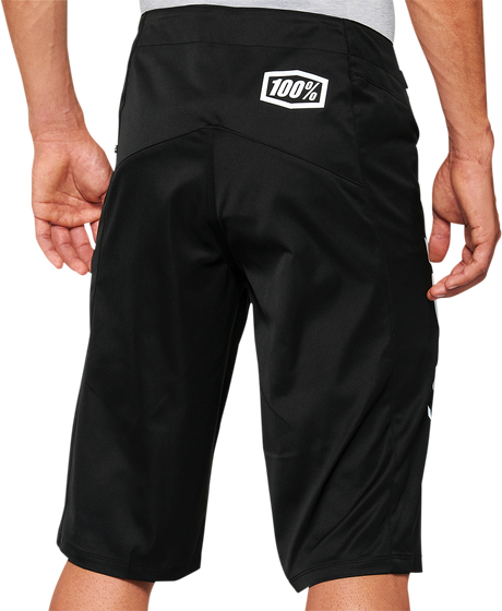 100% R-Core Shorts - Black with DWR Polyester 600D Fabric, US 30 - Mountain Biking & Cycling Gear
