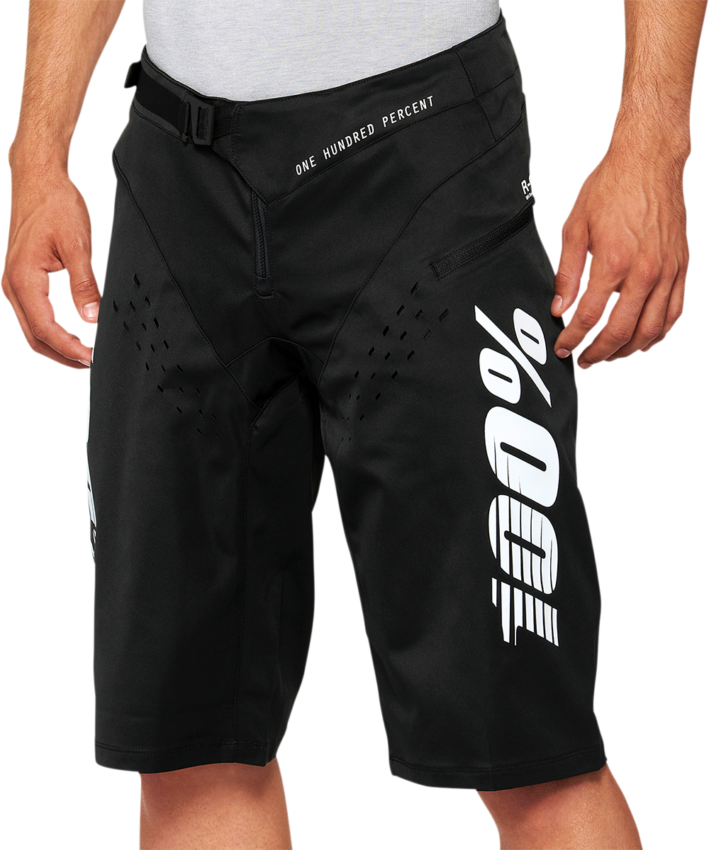 100% R-Core Shorts in Black – US 34, Part Number 40007-00003, Designed for Mountain Biking