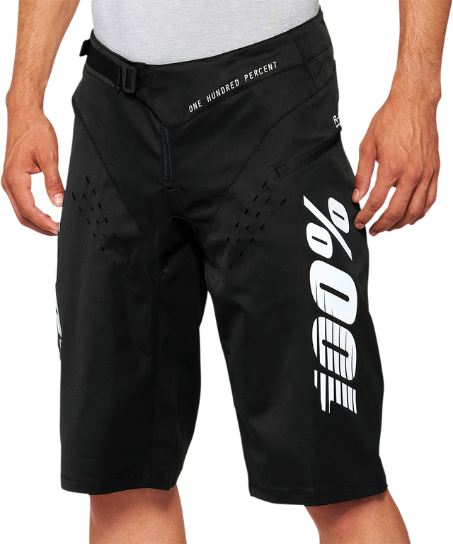 100% R-Core Shorts - Black for Mountain Biking, US 38 - Part No. 40007-00005