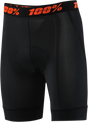 100% Youth Crux Liner Shorts - Black - US 24 | Performance Cycling Apparel with Premium Cytech Chamois