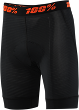 100% Youth Crux Liner Shorts - Black, US 28 - Performance Cycling Apparel