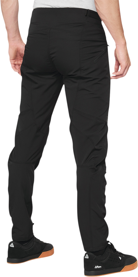 100% Airmatic Pants - Black with Mountaineering-Inspired Features for US 30 Fit