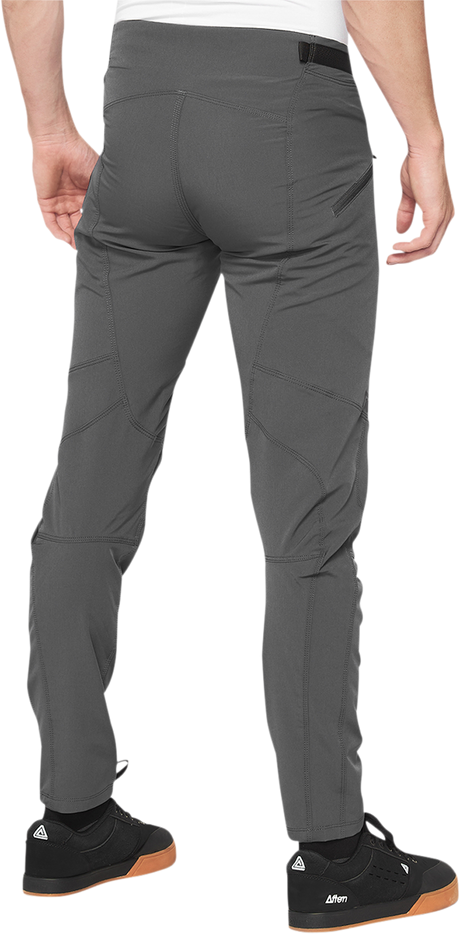 100% Airmatic Pants Charcoal US 32 - Mountaineering-Ready Performance Trousers with Adjustable Fit and Enhanced Mobility