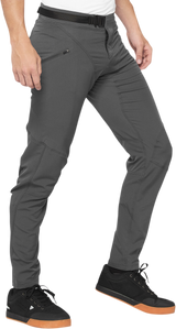 100% Airmatic Pants Charcoal US 32 - Mountaineering-Ready Performance Trousers with Adjustable Fit and Enhanced Mobility