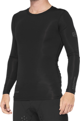 100% R-Core Concept Long-Sleeve Jersey for Cycling - Black, Size XL - Part 40004-00003