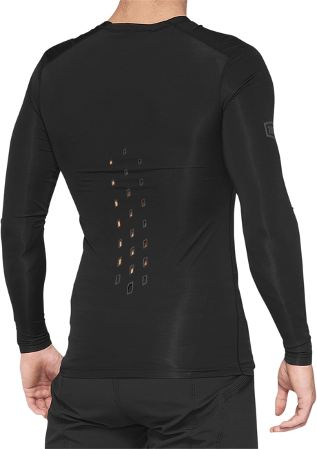 100% R-Core Concept Long-Sleeve Jersey for Cycling - Black, Size XL - Part 40004-00003