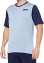 100% Ridecamp Short Sleeve Jersey - Blue/Navy, Large | Sport Riding Apparel for Motorcycle and Cycling Enthusiasts