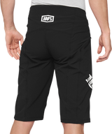 100% R-Core X Shorts - Black with Mountaineering-Inspired Closure, US 32 Fit