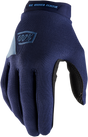 100% Women's Ridecamp Gloves - Navy/Slate, Small | Compatible with Mountain and Road Bikes