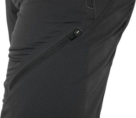 100% Airmatic Shorts - Charcoal - US 32 | Mountain Biking, Trail, and MTB Shorts with Adjustable Fit and Secure Storage