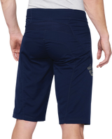 100% Airmatic Shorts - Navy - US 28 | Trail & Mountain Biking Performance