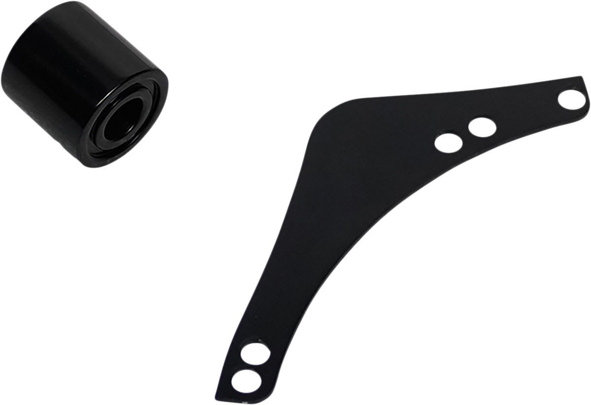 ARLEN NESS Replacement Breather Bolt Cover Plate - Inverted/Method/Clear Tear/Sidekick - Left - Black 600-056