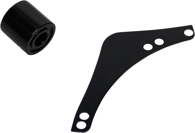 ARLEN NESS Replacement Breather Bolt Cover Plate - Inverted/Method/Clear Tear/Sidekick - Left - Black 600-056