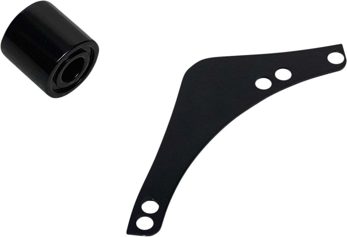 ARLEN NESS Replacement Breather Bolt Cover Plate - Inverted/Method/Clear Tear/Sidekick - Left - Black 600-060