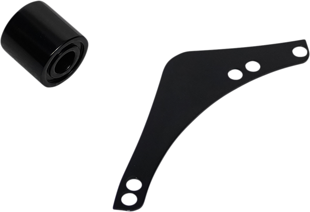 ARLEN NESS Replacement Breather Bolt Cover Plate - Inverted/Method/Clear Tear/Sidekick - Left - Black 600-064