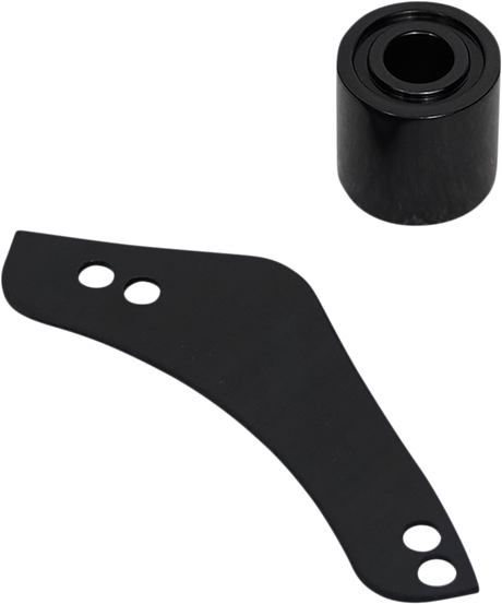 ARLEN NESS Replacement Breather Bolt Cover Plate - Inverted/Method/Clear Tear/Sidekick - Left - Black 600-064