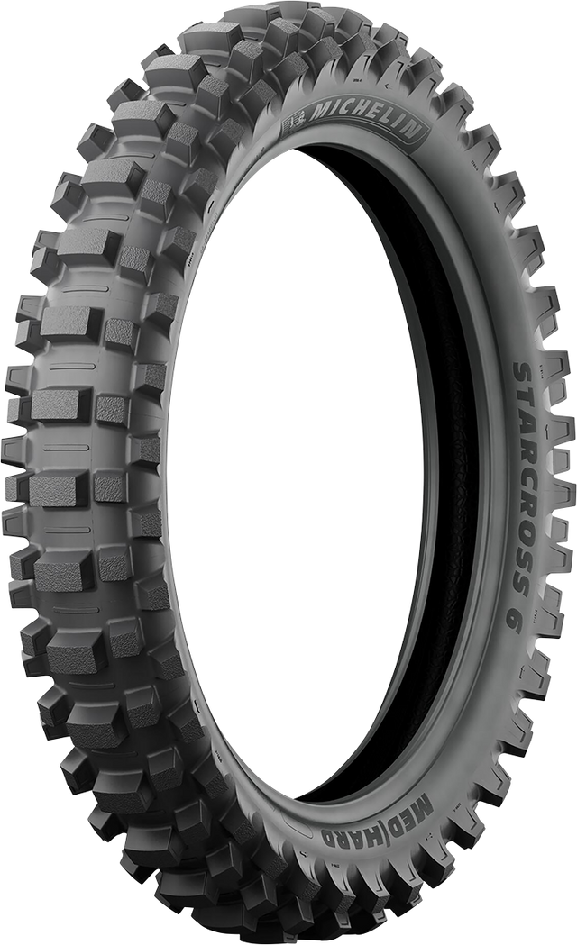 MICHELIN Tire - StarCross 6 Medium Hard - Rear - 110/100-18 - 64M 02281
