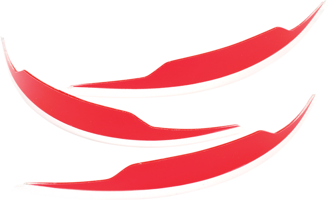 100% Accuri 2 and Strata 2 Forecast Junior Mud Flaps - 3 Pack, Part #59114-00001, Fits Various ATV and Dirt Bike Models