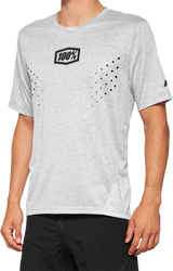 100% Airmatic Mesh Short-Sleeve Jersey for Mountain Biking - Gray - XL (Part #40016-00008)