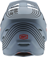 100% Status Helmet Caltec/Gray Large - Lightweight Motorcycle Helmet with Active Cooling System and Impact Protection