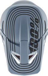 100% Status Helmet Caltec/Gray Large - Lightweight Motorcycle Helmet with Active Cooling System and Impact Protection