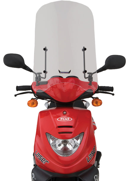 Slipstreamer Universal Scooter Windshield for 40 Series – Fits Most 8mm and 10mm Mirror Threads