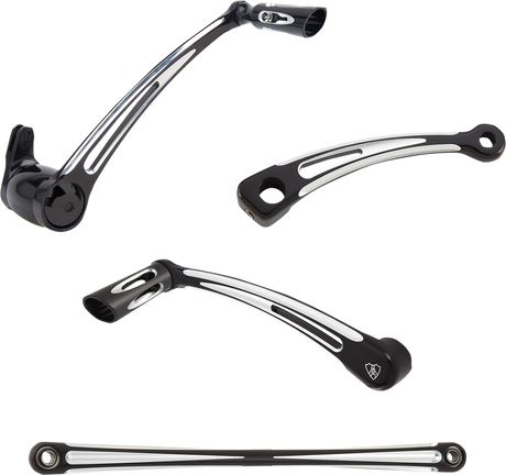 ARLEN NESS Deep Cut Foot Control Kit w/ Toe Shifter - Black 420-108