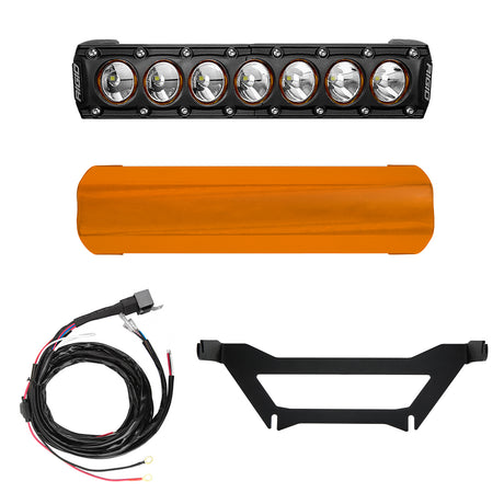 RIGID 41638 10-inch Revolve Lightbar Kit with Amber Backlight for Can-Am Maverick X3 (2017-2019 Models)