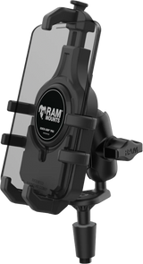 RAM Quick Grip Pro Fork Stem Phone Mount | Compatible with Most Bikes and Motorcycles, 1.27 x 1.78 x 9.53 Inches