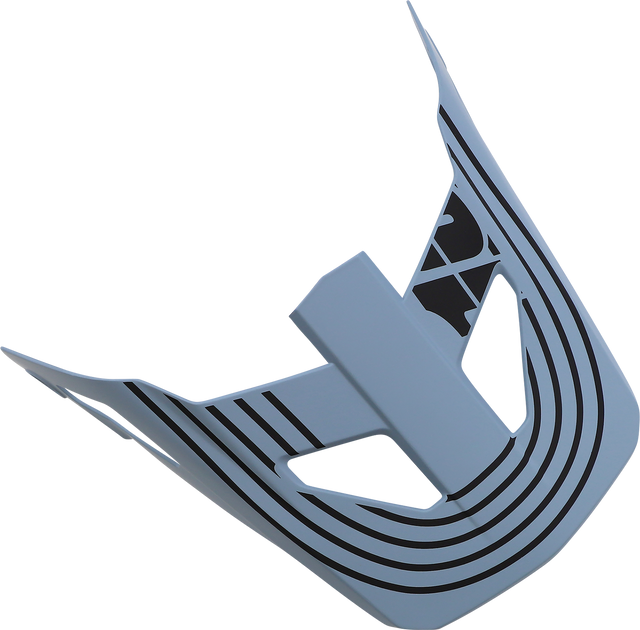 100% Status Visor - Caltec/Gray for 100% Status Helmets (Part #89033-00002)