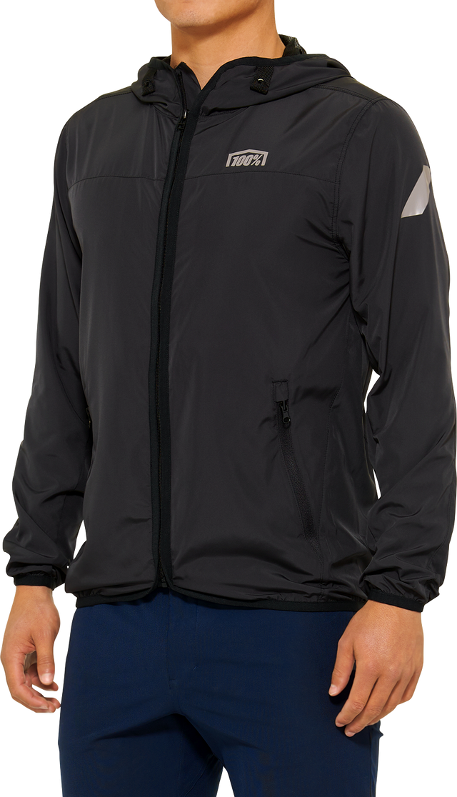 100% Klutch Jacket Black Small - Model 20041-00000, Perfect for Urban Cycling and Outdoor Activities
